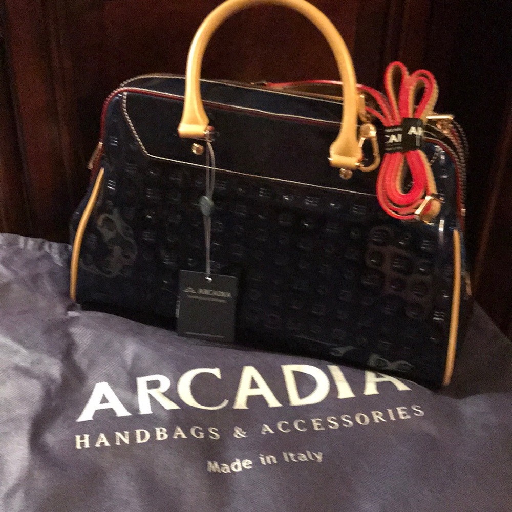 Arcadia Italian Leather Handbag